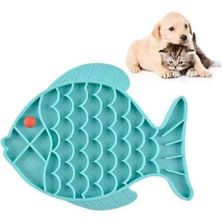 Hidas syöttökuppi, Anti Glutton Cat Dog Bowl, liukumaton koirankuppi, koiran tai kissan nuolumatto, edistää koirien ja kissojen hidasta ruoansulatusta