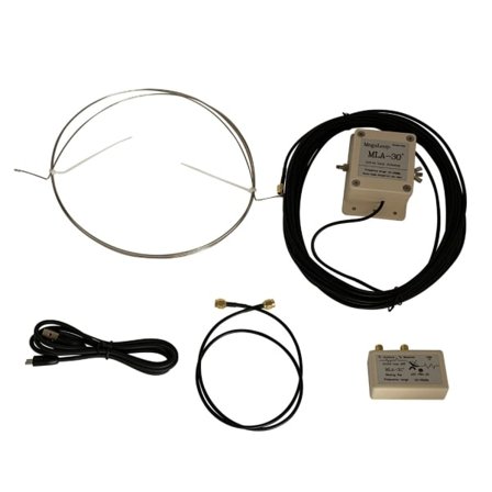 MLA-30+ Plus 0,5-30MHz Medium Short Wave Antenne Utendørs Tak- Aktiv Mottaker Loop Antenne 500kHz-30MHz Kit-Lav Støy