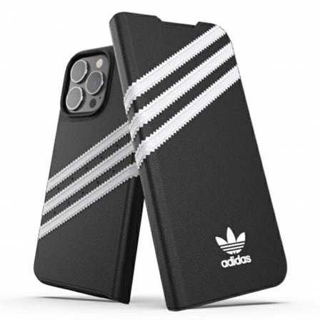 Adidas OR Booklet Case PU til iPhone 13 Pro / iPhone 13 - Sort og hvid