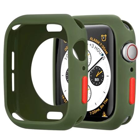 Søde bløde silikonebeskyttelse til Apple Watch Ultra 9 8 7 6 Se 5 beskyttelsesetui til Iwatch-serien 49Mm 45Mm 41Mm 44Mm 40Mm 42Mm 38Mm Army Green Red