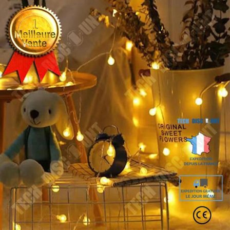 Ljusgirlang LED - TD - 4 m - Varm Vitt - 96 LED - Inomhus/Ute