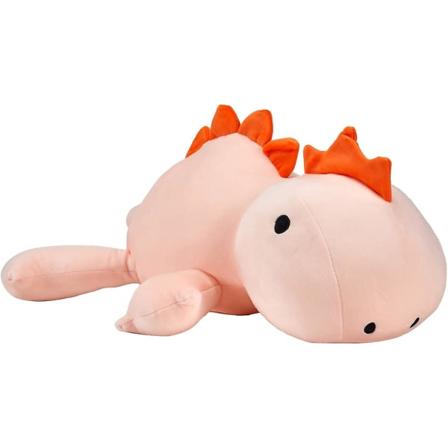 Superpehmeä Dinosaurusten Painotettu Pehmolelu, Täytetty Pehmolelu Lapsille, Ihastuttava ja Lämmin Pehmolelutyyny, Vaaleanpunainen 45cm