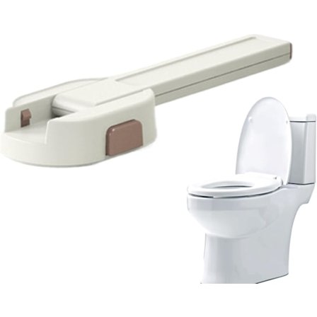 Sikkerhedslås, børnesikret toiletlågslås | Justerbar børnesikret toiletsædebeslag | Badeværelsestilbehør til hjemmet, badeværelsesprodukter