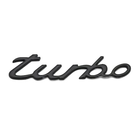 2st TURBO Emblem Sticker 3D Metall Logotyp Bil Emblem Badge Fender