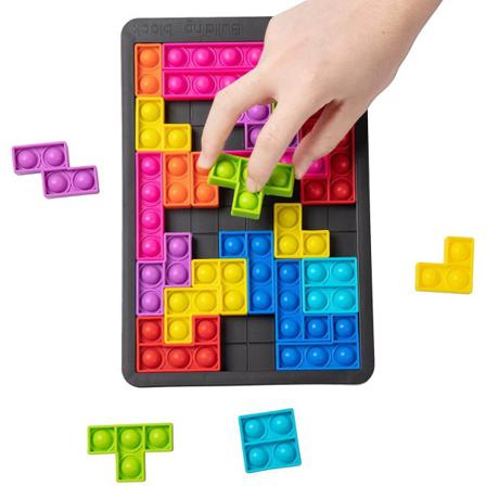 Building Block Pop It Pussel - Lindra Stress Eller Rastlöshet