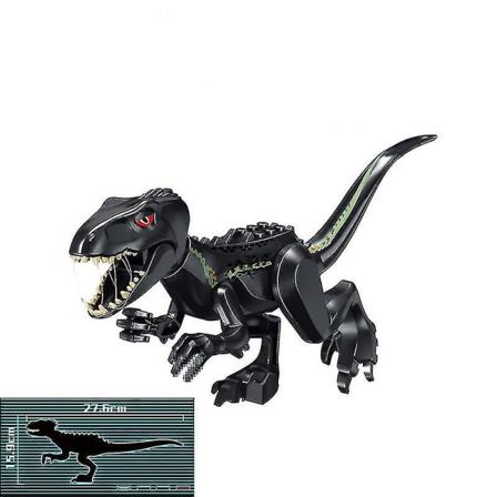 1 stk Jurassic Stor Dinosaur Byggeklodser T-rex Quetzalcoatlus Baryonyx Actionfigurer Legetøj til Børn Gaver Indoraptor