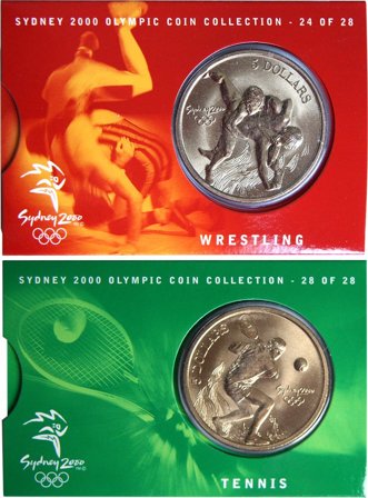 OL 2000 Bronzemønt-kollektion Brydning/tennis