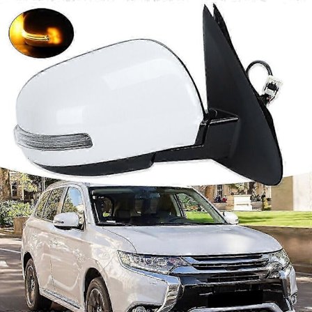 Oikea takanäkymän sivupeili, taittuva, 9-nastainen, yhteensopiva Mitsubishi Outlanderin kanssa 2013-2020 2025