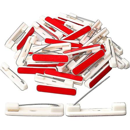 100 st 1,46 tum säkerhetsnålar, stora säkerhetsnålar för namnskylt, självhäftande märkesnålar för id-märken, namnskyltar med nålar1