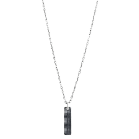 by BILLGREN Silverhalsband | Hänge Avlångt Nobel Accessoarer Herr Silver 70 cm