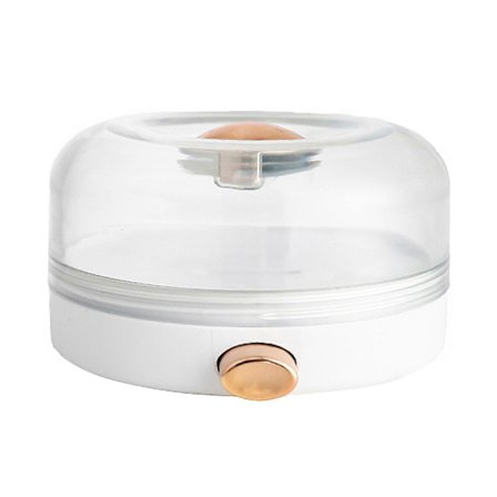 Krydderoppbevaringsboks i plast med magnetisk feste for kjøkkenet, hvit