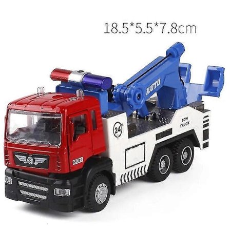 Lelu Diecast-autot Hinausauto ja pelastusperävaunu 1:50 metalliseos malli (Yhden 1:64 auton kanssa) 5009-1/ 50010-1 Kuljetusajoneuvo pojan lahja - ya