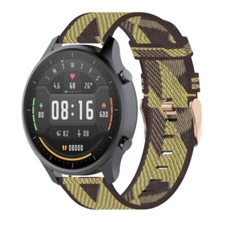 22 mm Stripe Weave Nylon watch för Xiaomi Mi Watch Color, Garmin Vivoactive 4