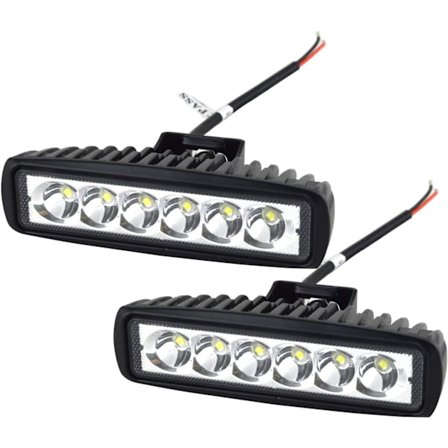 2kpl LED-työvalot 12V 18W Auto LED-spottivalo Vedenpitävä IP67 Spottivalo LED-sumuvalo Työvalo moottoripyörälle Auto Kuorma-auto Traktori Auton valo