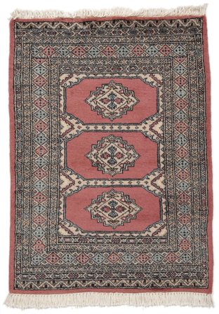 Tappeto Pakistan Bukara 2Ply 76X108 Marrone/Nero (Lana, Pakistan)