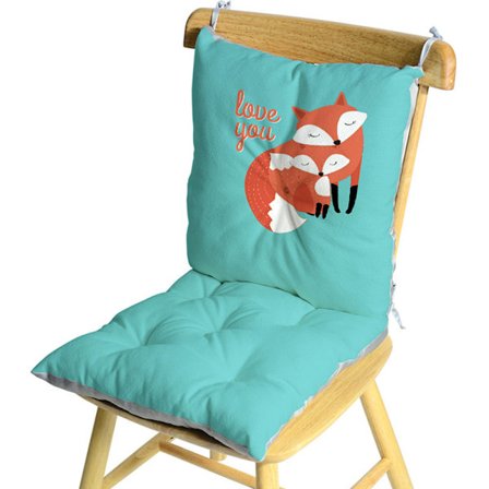 Tryckt sittdyna i bomull och linne, integrerad sittdyna i nordisk stil, hemmadyna i sammet, dyna, integrerad dyna