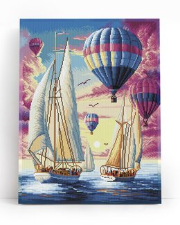 Diamond painting Gryningsrejsende - Varvikas