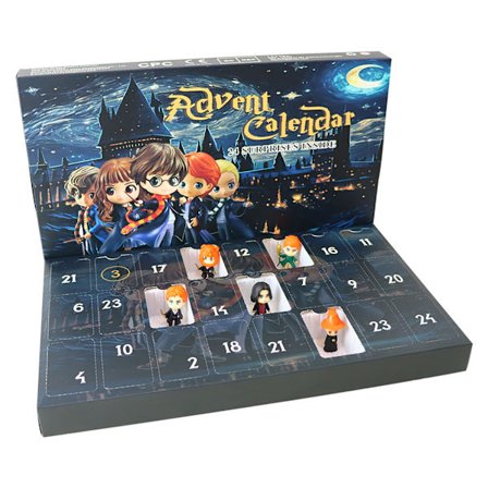 Varmt Julegave 24-dages digital nedtælling blind box legetøj Harry Potter sæt gave ankomst kalender