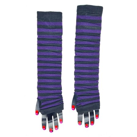 Varrenlämmittimet - raidalliset - musta ja violetti