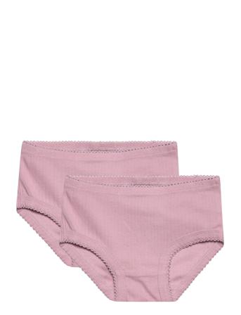 Rib Jersey 2Pack Underpants Night & Underwear Underwear Panties Rosa Copenhagen Colors