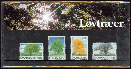 Danmark 1999 - Løvtræer - AFA souvenirmappe 33