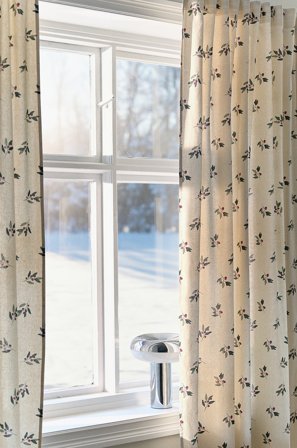 Jotex - Gardin 2-pakk Beige/grønn/rød - JULKVIST - Kjøp Multifunksjonsgardiner hos Jotex