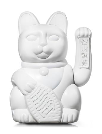 Maneki-Neko - Large Lucky Cat Home Decoration Decorative Accessories/details Porcelain Figures & Sculptures Vit Donkey