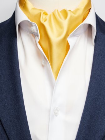 John Henric Men's Goldener Krawattenschal Size Onesize