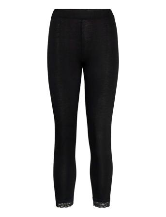 Kasvala Lace Leggings Leggings Sort Kaffe