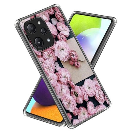 Deco Xiaomi Redmi 12 skal - Rosa Blommor