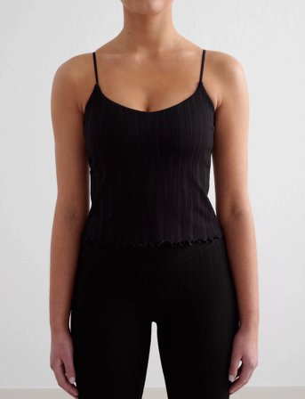 aim ́n Tulip Singlet - Black - XS