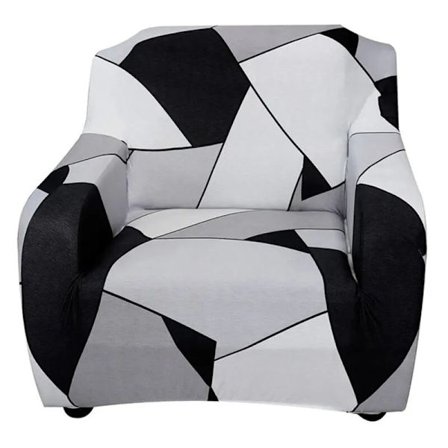 Trykt 1-personers sofaovertræk superelastisk stof 90cm-130cm