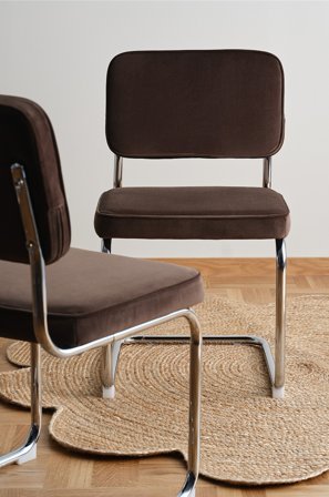 Jotex - Stol Med 2-pakk Brun - HJO - Kjøp Spisestoler & kjøkkenstoler hos Jotex