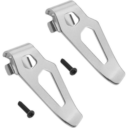 2 stk. Bælteclips Kompatible med Milwaukee M12 12V Slagboremaskine Elværktøj Reservedele med 2 stk. Skruer Metal