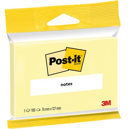 3M Post-it 76x127 Geel