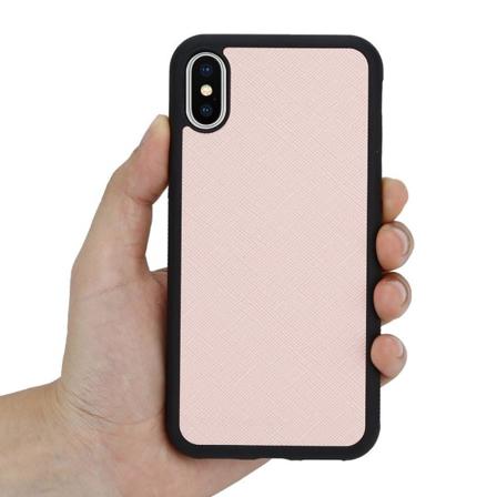 Boom Saffiano skal till iPhone X/XS - Rosa Pink