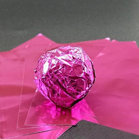 100st Folie Godis Paket Papper Choklad Aluminium Godis Socker