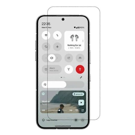 AMORUS Yhteensopiva Nothing Phone (3) 5G:n kanssa Etunäytön suojalasi 2.5D kaareva reuna 9H korkea alumiini-silikonilasi