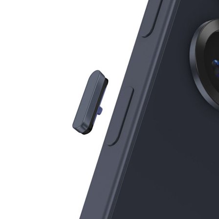 Original Power-knap til Galaxy S25 og S25 Plus Tænd og Sluk Samsung Sort