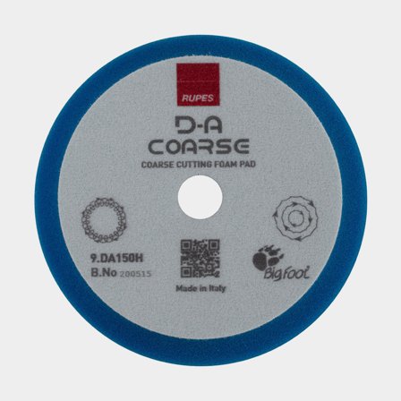 Tampon de polissage RUPES BigFoot D-A Coarse, Ø150 mm, dur, convient au plateau de support Ø125 mm