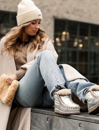 Shepherd Lou Boots - Silver - 36