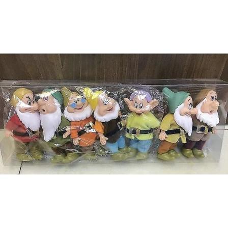 7-pakk Disney Lumikki ja seitsemän kääpiötä Actionfigur Leikki 15 cm Prinsessa Pvc Nuken