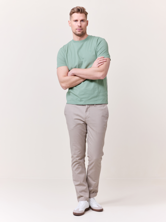 MATCH - Fields t-skjorte - Redford - Str. XL - Herre - T-skjorter & Piqué - Grønn - 100% bomull