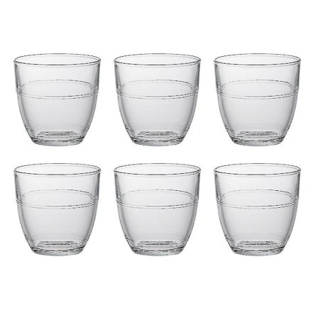 Duralex Set med 6 Gigogne-glass, 22 cl