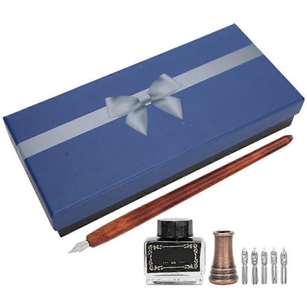 Vintage Kalligrafi Ritnings Serietidningspennor Typsnitt Målning Semestergåva Doppa Penna