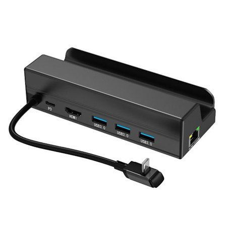 Handhållen konsol Stativ Base Game Dockningsstation Type-C HUB