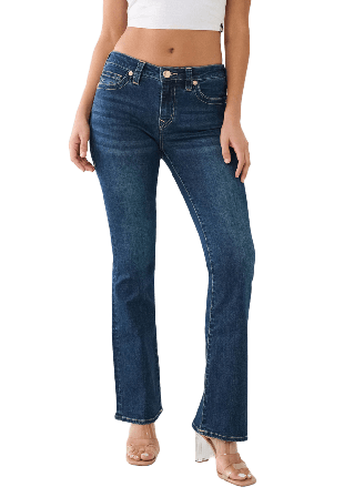 True Religion Becca Mr Sn Bootcut Jeans Dam Blå 28