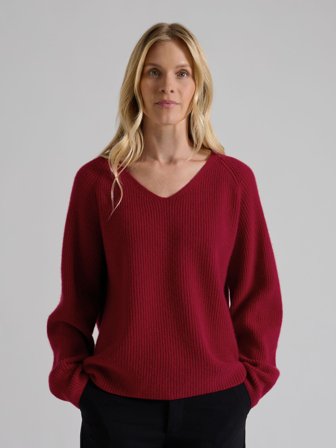 Kashmina - Kashmirgenser "Maya" - Aroma red - Size S