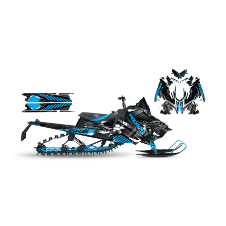 Tarrasarja SweTown Ront Sininen - Polaris Axys 800 SKS 146 2018-2020