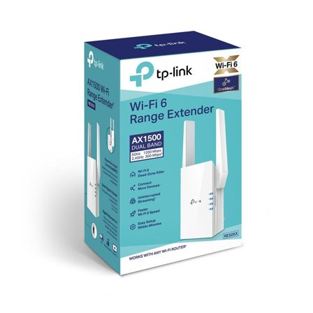 TP-Link RE505X - Wi-Fi 6 rekkeviddeutvider 802.11ax